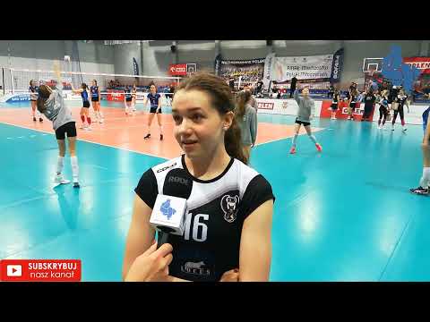 Barbara Grejman, UKS Pomorzanie-Pogodno Szczecin, po meczu o 7 miejsce w Finale MP Młodziczek 2022.