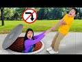 Kaden Eva & Emma Secret Tunnel Challenge Adventure for Kids!