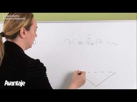 Această problemă a pus mulți elevi în dificultate la Evaluarea Națională