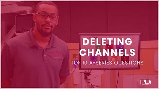 How to Add/ Delete Channels A-Series TV