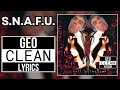 VANILLA ICE: S.N.A.F.U. - Geo CLEAN Version (LYRICS!)
