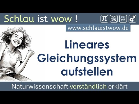 Lineares Gleichungssystem aufstellen - Aus Textaufgaben ein Gleichungssystem machen