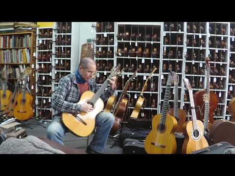 1963 Hermann Hauser II No. 734 Classical Guitar Professor Ken Andrade Luna y Sol Hector Ayala