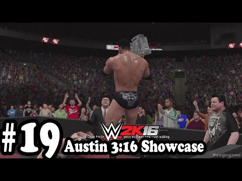 WWE 2K16 - 2K Showcase Austin 3:16 - Gameplay Walkthrough Part 19  - Austin vs The Rock [ 60fps HD ]
