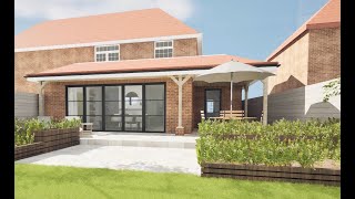 Preview of Rear Extension To An Eastleigh Property With a Pitch To Flat Roof..