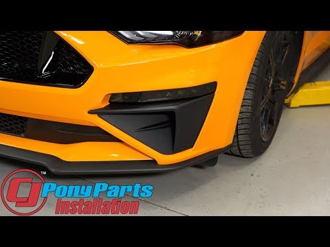 2018-2023 Mustang GT Gets an Aggressive Face-Lift after a Roush Front Fascia Corner Pocket Install