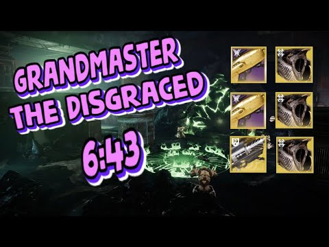 Grandmaster Nightfall "The Disgraced" in UNDER 7 minutes!