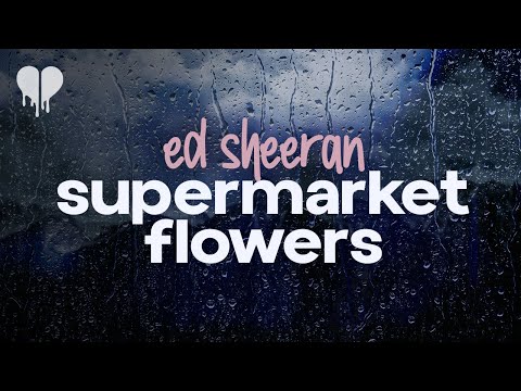 ed sheeran - supermarket flowers (lyrics)