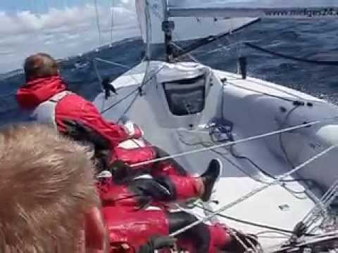 18 kt. Fast downwind. Melges 24.