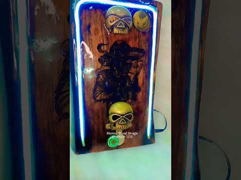Abridor Magnético Caveira com Led - video