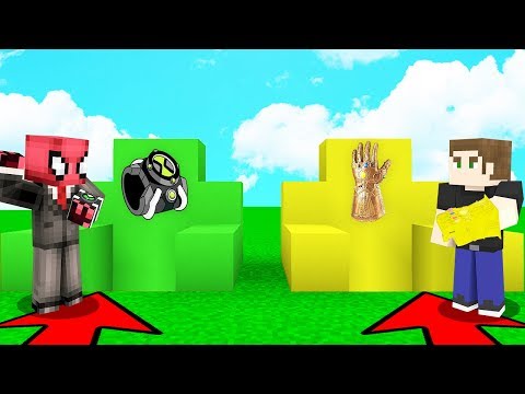 OMNİTRİX ÇUKURU VS SONSUZLUK ELDİVENİ ÇUKURU! 😱 - Minecraft