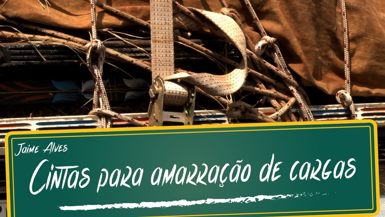 Uso de cintas têxteis na amarração de cargas