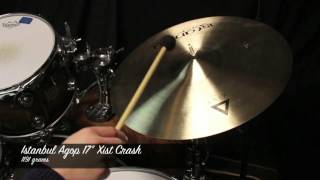 Video thumbnail for Istanbul Agop 17" Xist Crash by The Drum Shop - Portland, Maine