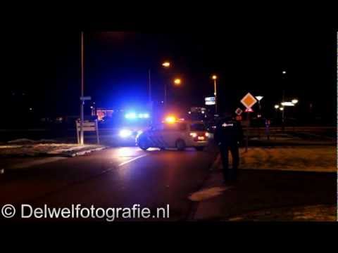 13-02-2013 Brandweer Lelystad komt ter plaatse bij fabrieksbrand