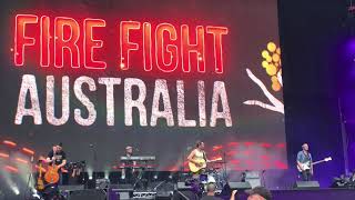 Pete Murray Better Days - Fire Fight Australia Concert ANZ Stadium Sydney Olympic Park N.S.W 16/2/20