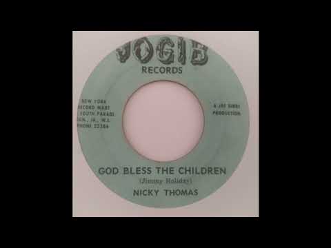 Nicky Thomas - God Bless The Children - Jogib Records 7inch 1970