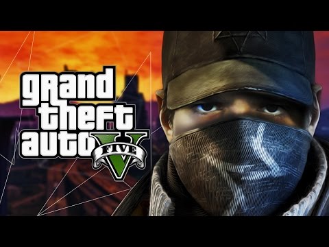 WATCH DOGS U GTA V ?! Grand Theft Auto V - Watch Dogs Mod