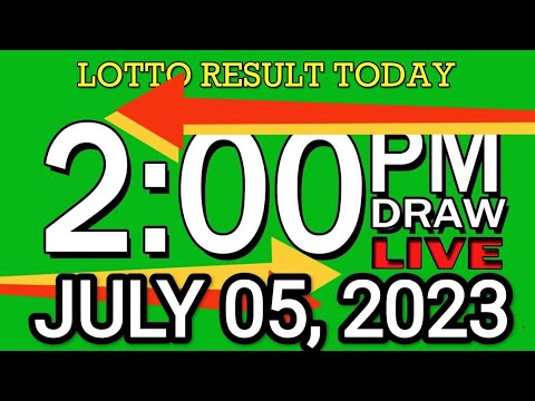 LIVE 2 PM LOTTO RESULT TODAY JULY 05, 2023 LOTTO RESULT WINNING NUMBER