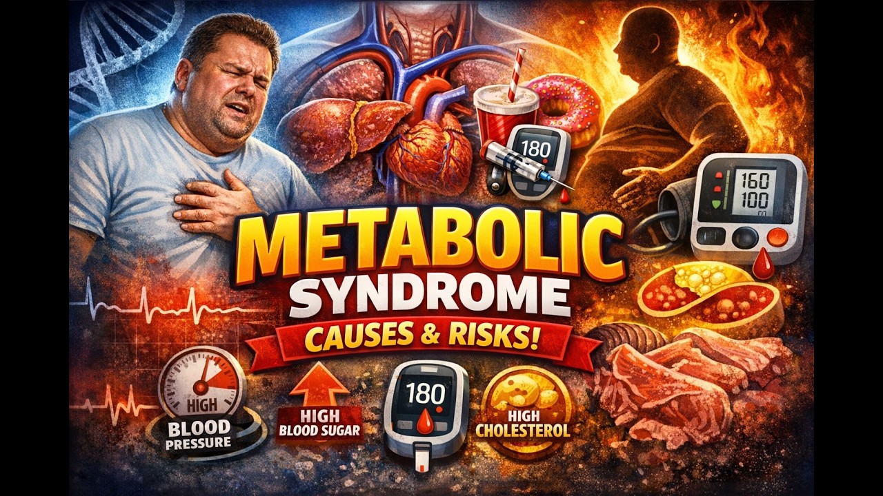 Metabolic Syndrome Explained: The 5 Risk Factors + How to Reverse Insulin Resistance (Step-by-Step)