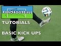 How To Do Kick Ups (Keepy Uppies) - Basic Football Skills Tutorial