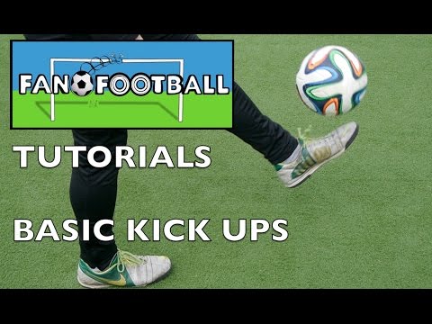 How To Do Kick Ups (Keepy Uppies) - Basic Football Skills Tutorial - YouTube