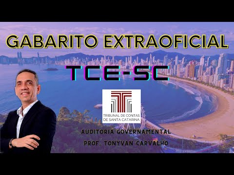 Gabarito Extraoficial de Auditoria Governamental – TCE SC!