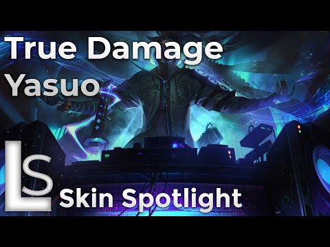 True Damage Yasuo - Skin Spotlight - True Damage - League of Legends - Patch 10.22.1