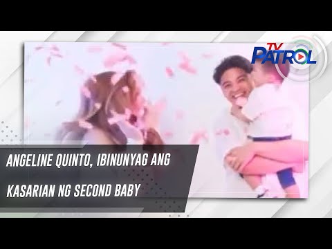Angeline Quinto, ibinunyag ang kasarian ng second baby TV Patrol
