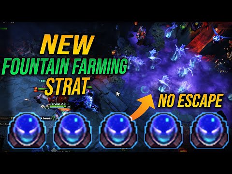 New FOUNTAIN FARMING Strat by Top 1 MMR Ghost [Watch & Learn Top Dota 2]