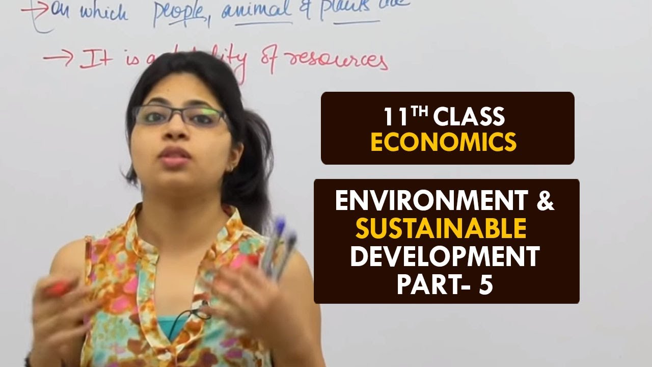 Environment & Sustainable Development - Part5 || Sustainable Development || Class XI || Hindi