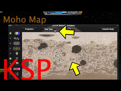 Mapping Moho with ScanSat in KSP (Kerbal Space Program)