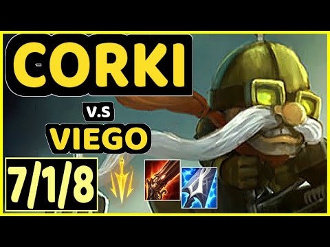 NEMESIS (CORKI) vs VIEGO - 7/1/8 KDA MID CHALLENGER GAMEPLAY - EUW