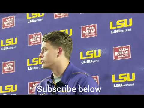 Video: Joe Burrow Recaps Florida Win, Looks Ahead To Mississippi State