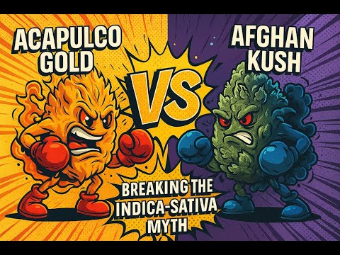 Acapulco Gold vs  Afghan Kush Breaking the Indica Sativa Myth