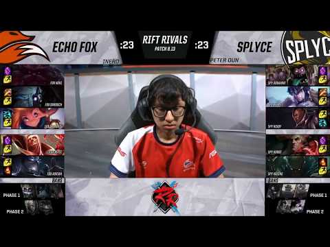 FOX Dardoch Kindred VS SPY Nisqy Lucian Highlights   2018 Rift Rivals Day 1