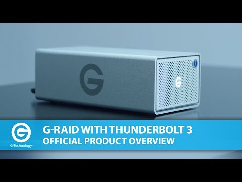 G-Technology G-RAID 12TB Dual Drive System with Thunderbolt 3