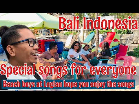 Beach boys at Legian || special songs to everyone,#reggae music #boysonthebeach #legianbeach #bali