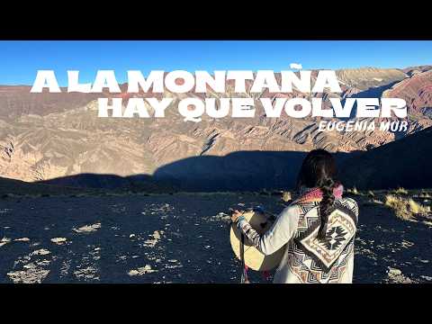 A LA MONTAÑA HAY QUE VOLVER. Eugenia Mur en El Hornocal, Jujuy.
