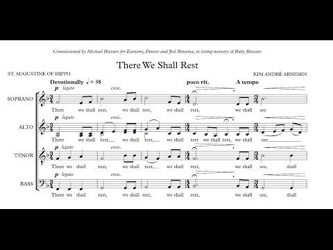 Kim André Arnesen - There We Shall Rest (score video)