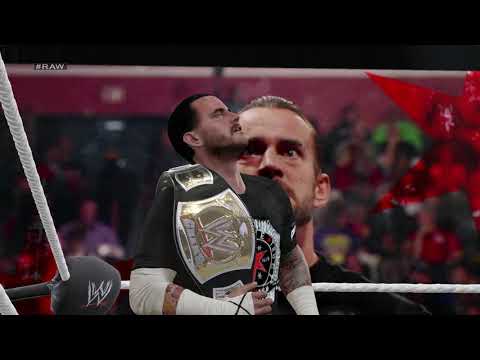 WWE 2K15 CM Punk & John Cena Showcase Mode Part 10 - RAW 1000 (Xbox One X)