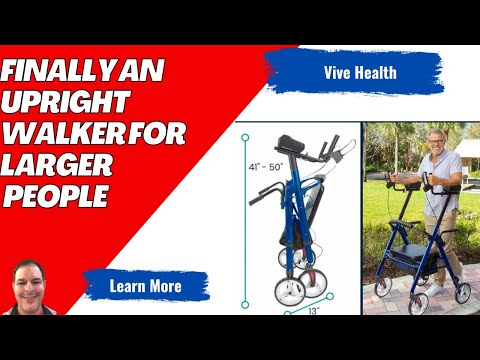 Introducing The Perfect Upright Walker For Plus-size Individuals!