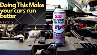 How to clean mass air flow sensor on Honda accord