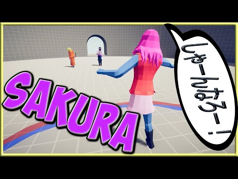 Sakura(from NARUTO) vs Every Faction | TABS MODS GAMEPLAY