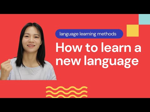 How to start learning a new language如何学习一门新的语言How to start learning Chinese