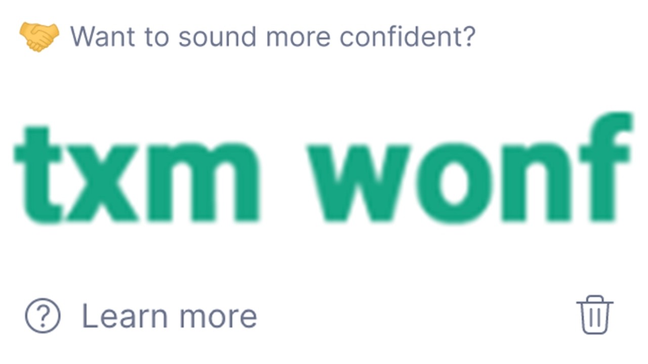 Stupid Grammarly Responses... 😭