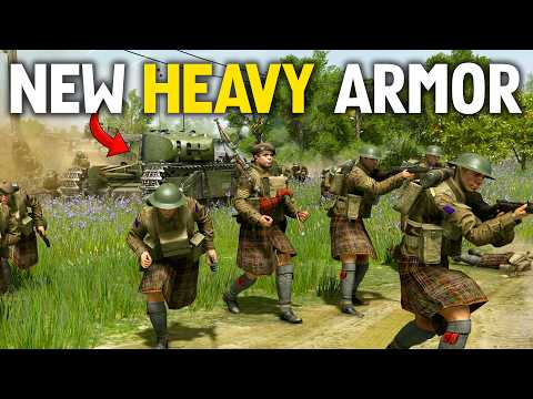 TANK COMBAT w/ NEW BRITISH ARMOR in Gates of Hell.. is FANTASTIC | Finest Hour DLC WW2 RTS