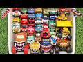 Disney Pixar Cars Unboxing Review Lightning McQueen Tow Mater Doc Hudson Sally Carrera Mack