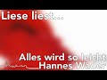 Liese liest... „Alles wird so leicht“ von Hannes Wader