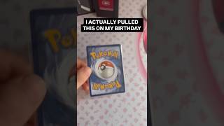 PULLED THIS ON MY B-DAY #pokemon #pokemoncards #journeytogether #shorts