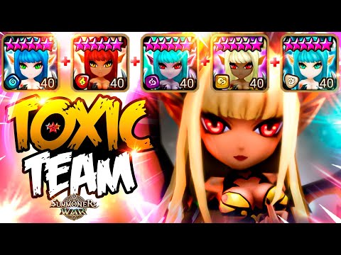 WTF TEAM with QUINTUPLE SUCCUBUS in Summoners War